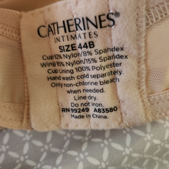 Catherines New 44B Beige Black Bra Bundle - Picture 7 of 16